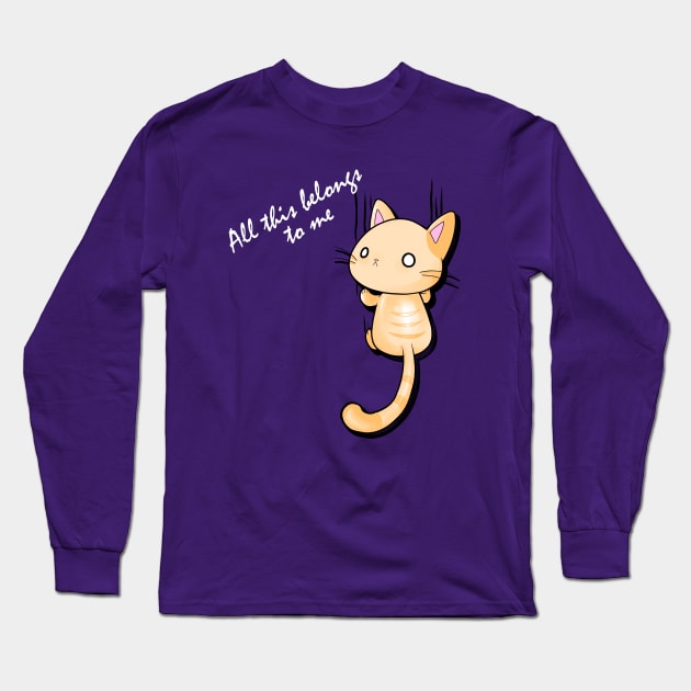 All this belongs to me Long Sleeve T-Shirt by PsychoDelicia